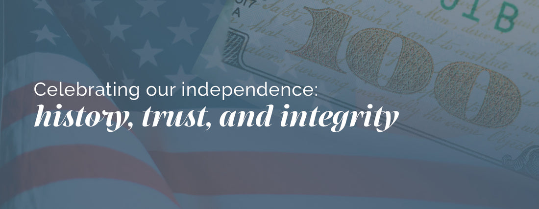 We celebrate the US $100 bill in honor of our independence